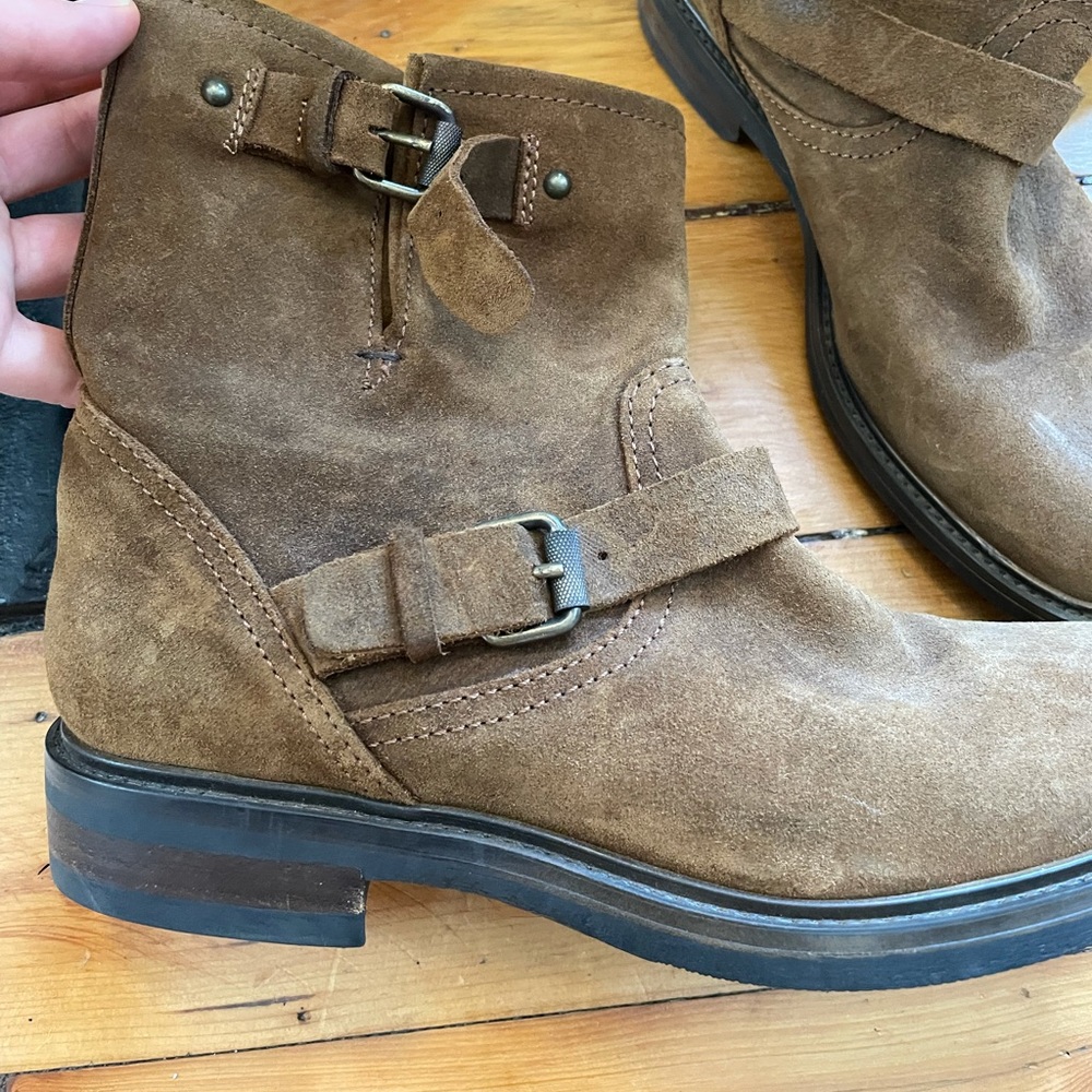 J. crew suede booties